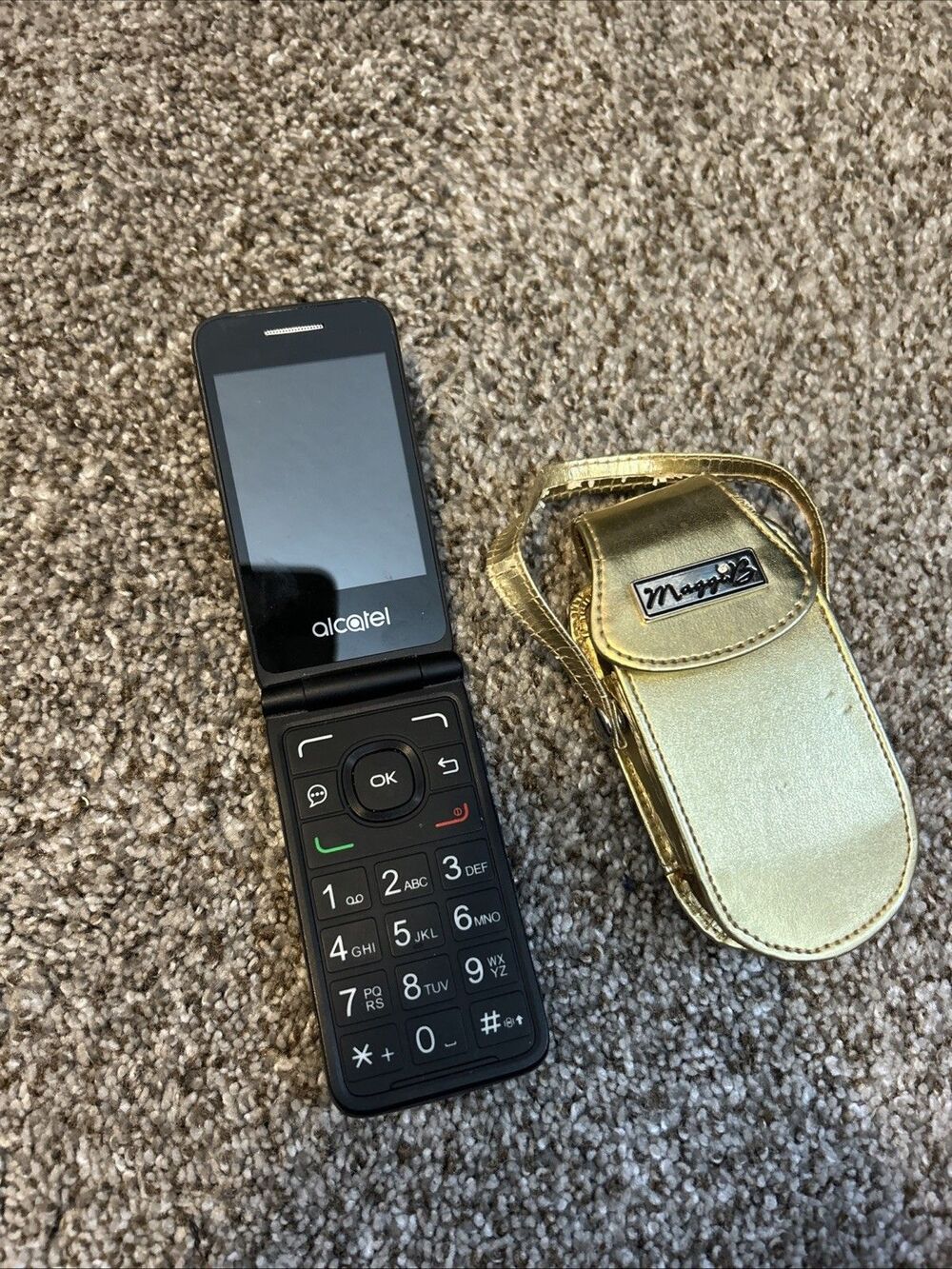 Alcatel MyFlip A405DL - Gray ( TracFone ) 4G VoLTE Flip Phone - For Parts